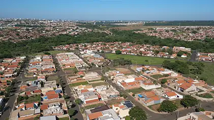 Vista aérea do Jardim Boa Vista II